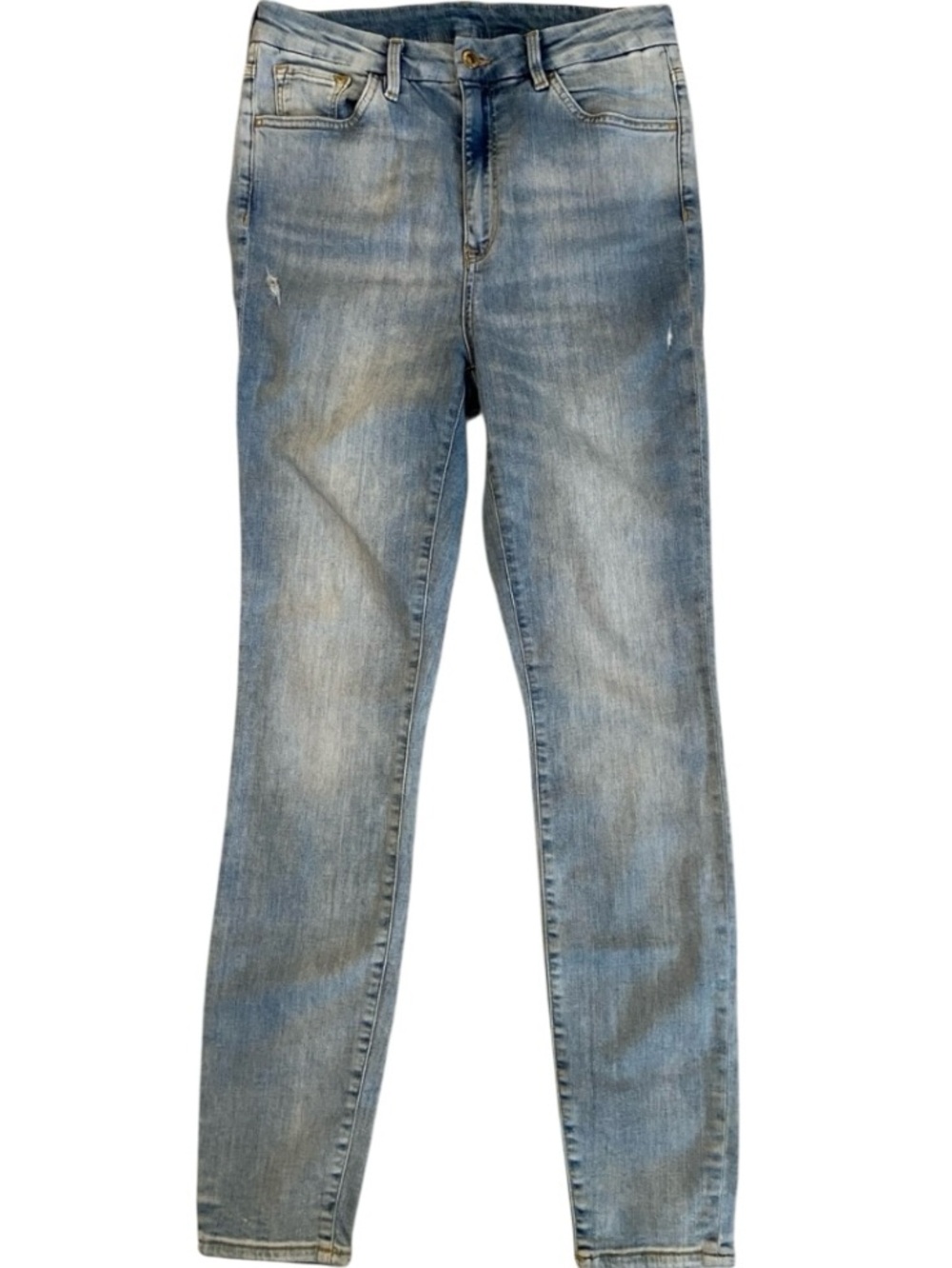 Women's Light Wash Skinny Jeans — Stretch Denim
